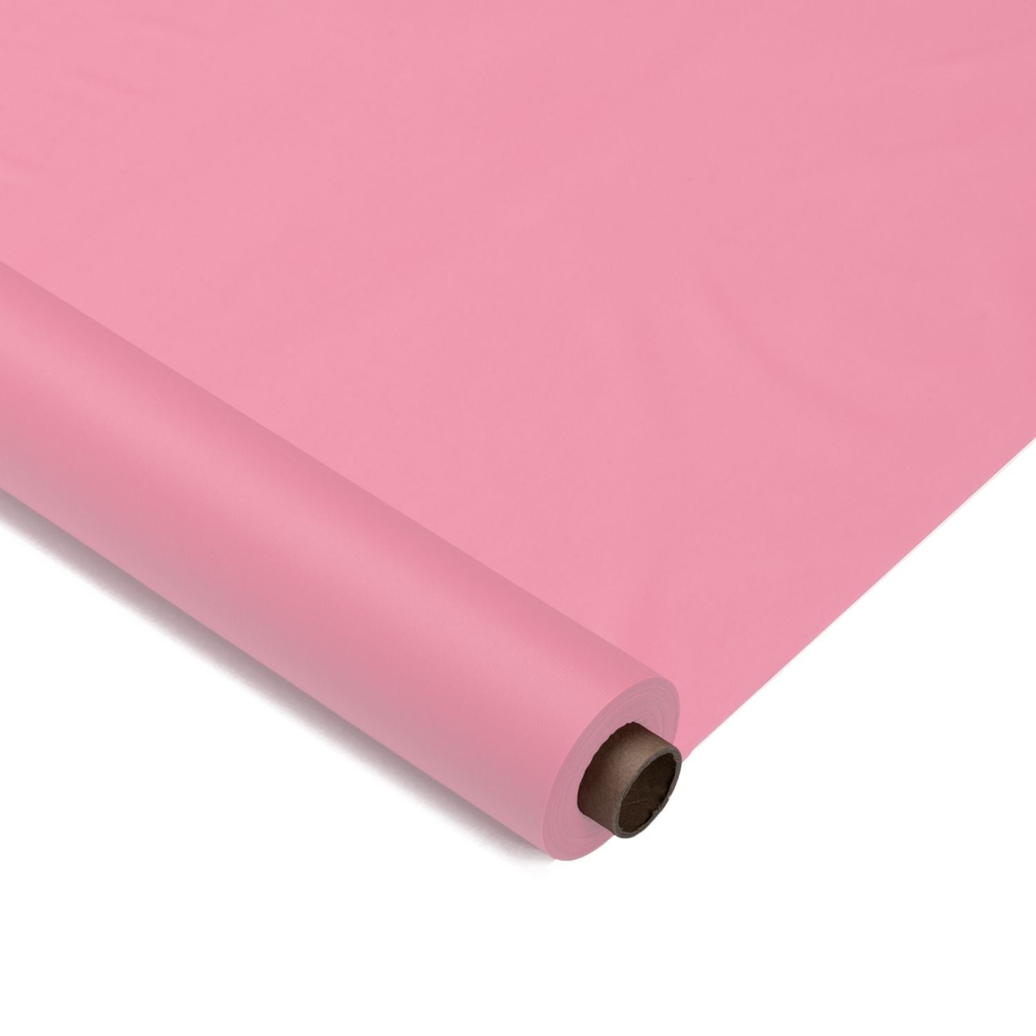 40 In. X 100 Ft. Premium Pink Plastic Table Roll | 6 Pack