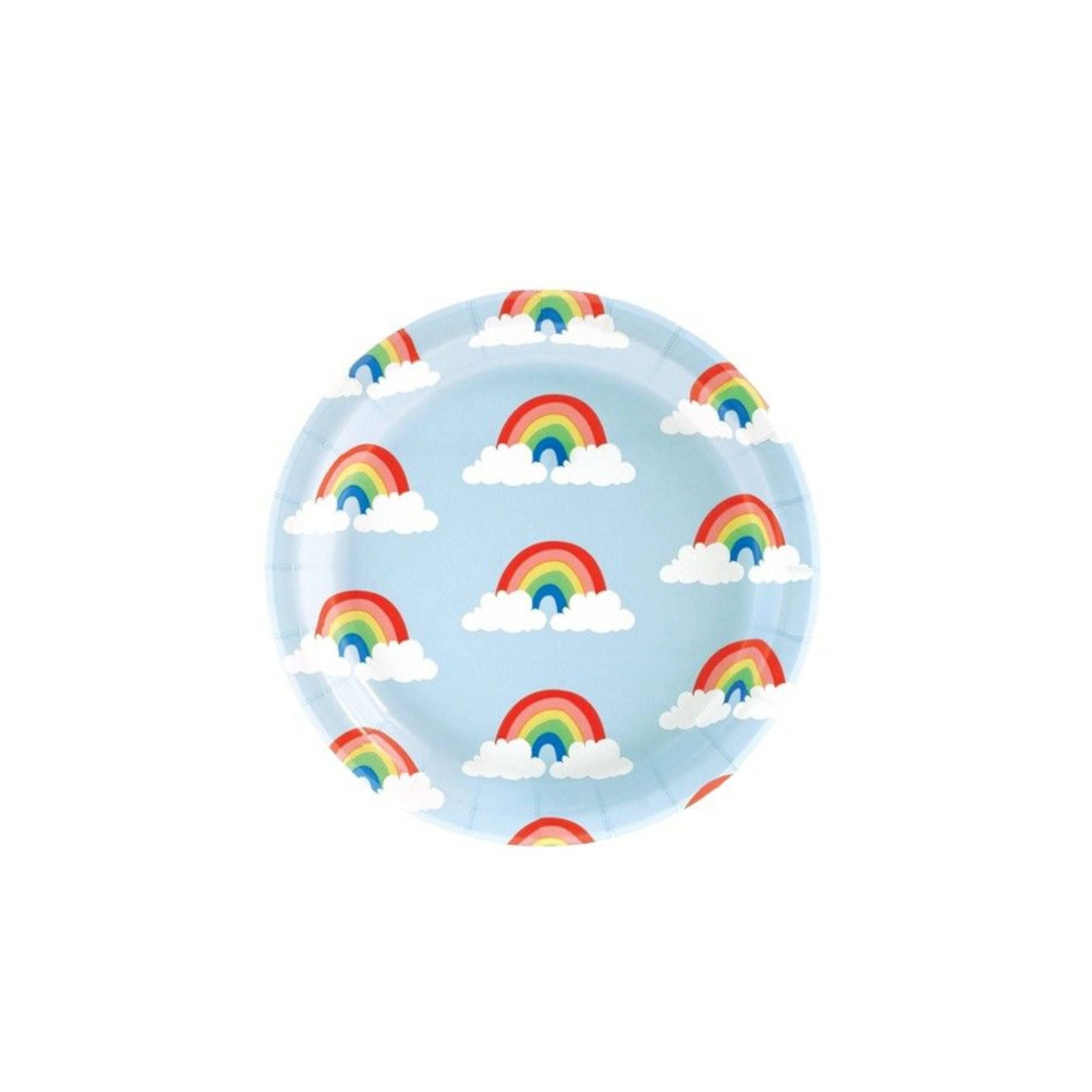 6.75 In. Rainbow Paper Snack Plates | 480 Count