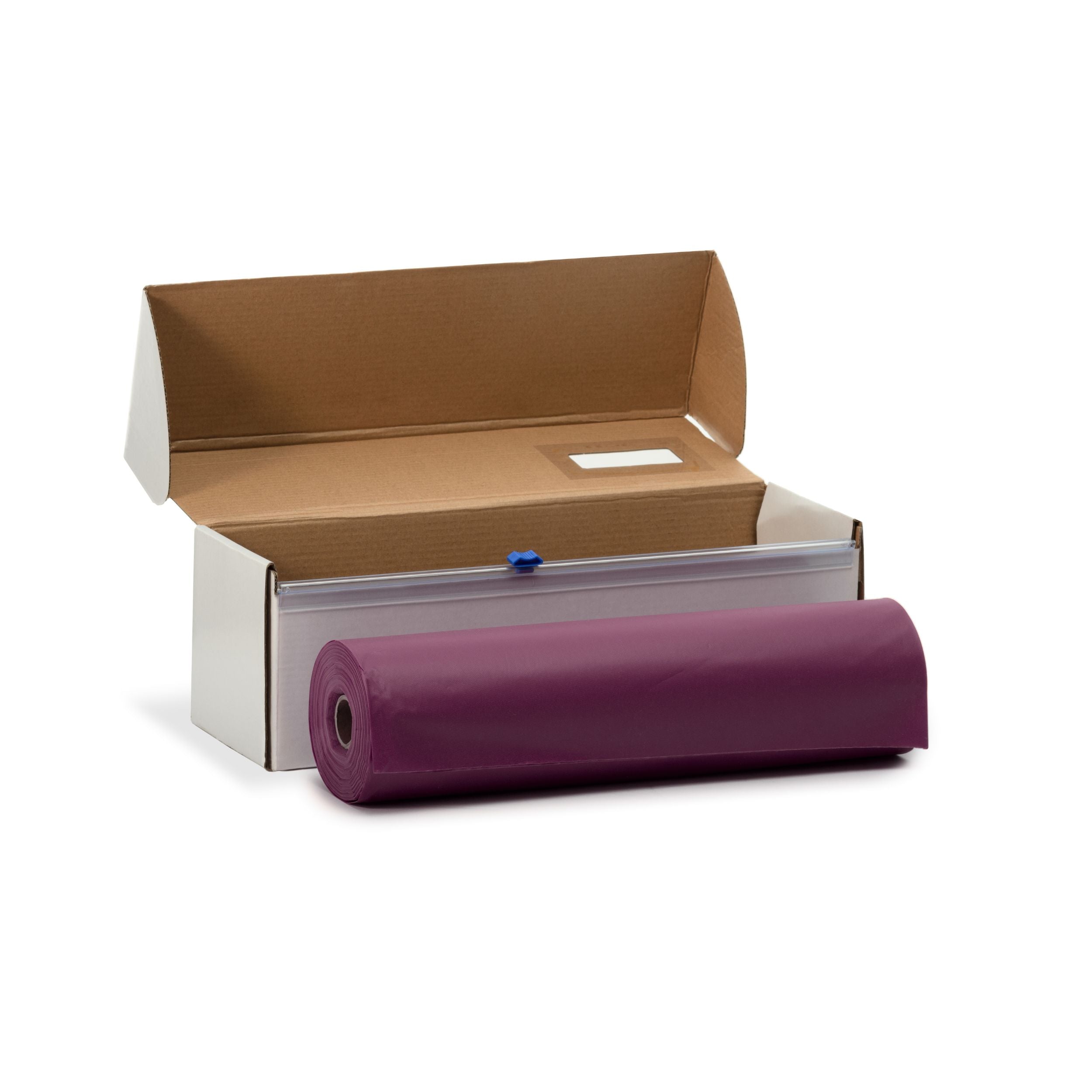 54 In. X 100 Ft. Select A Size Plum Plastic Table Rolls | 6 Rolls