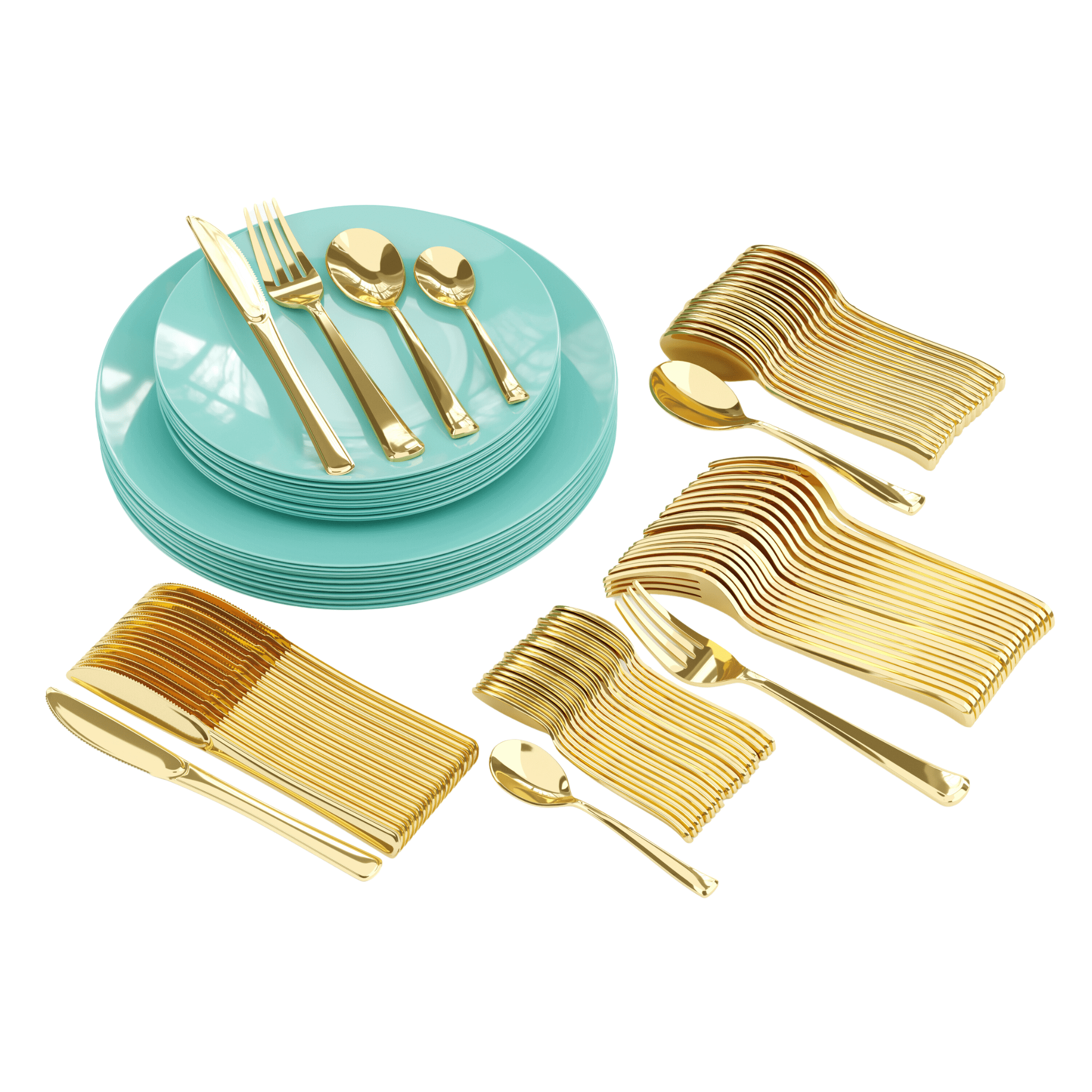 140 Piece Cascade Combo Set | Serves 20 Guests