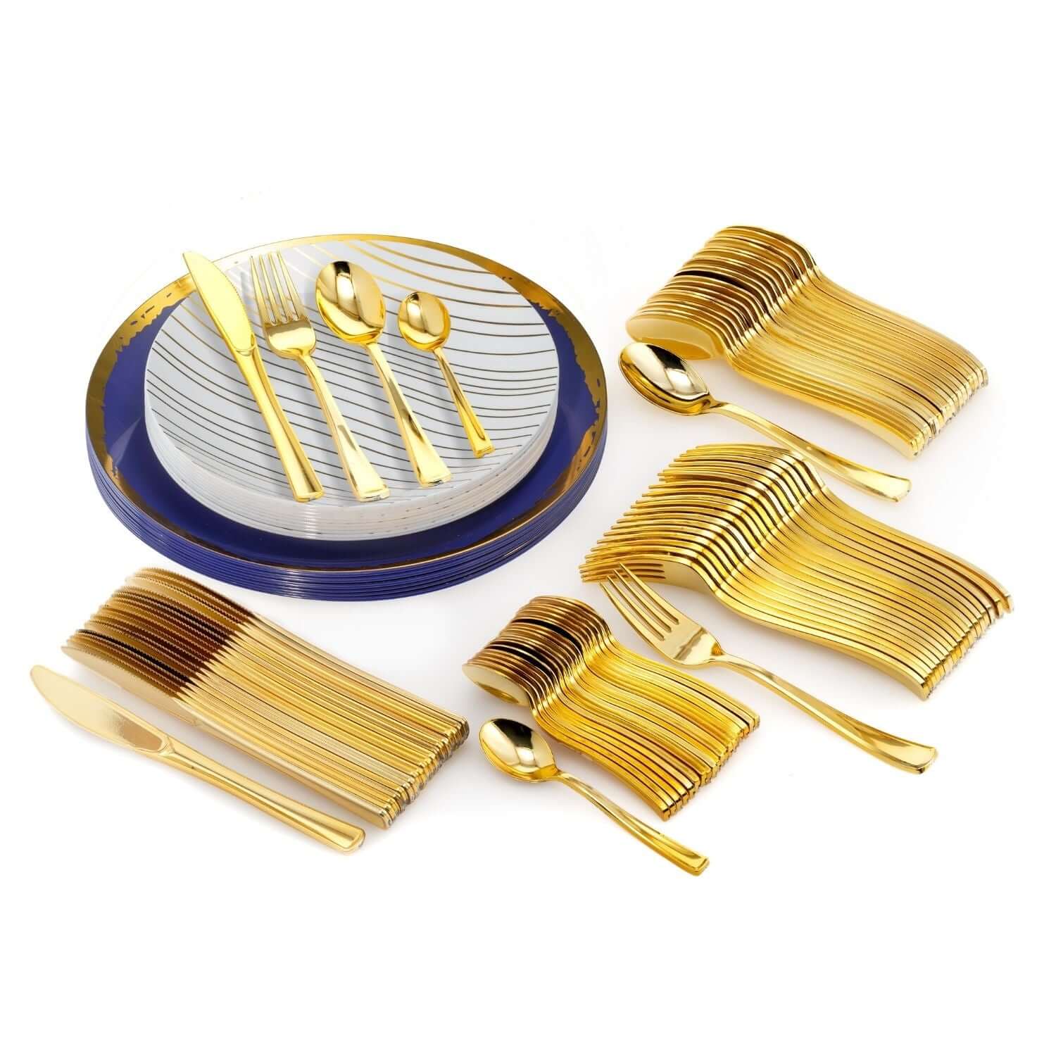 140 Piece Glam Combo Set | Serves 20 Guests