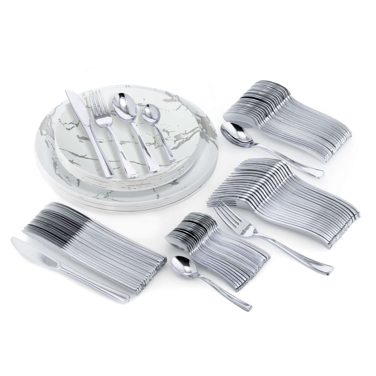 140 Piece Stone Combo Set | Serves 20 Guests