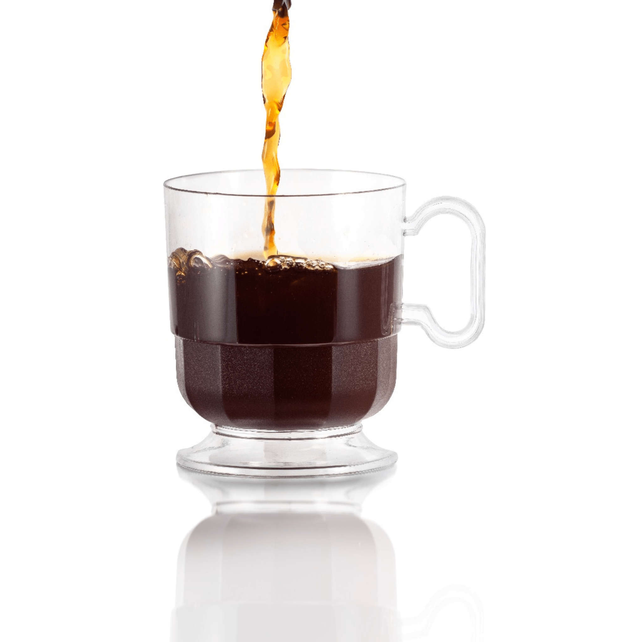 8 Oz. Clear Plastic Coffee Mugs | 192 Count