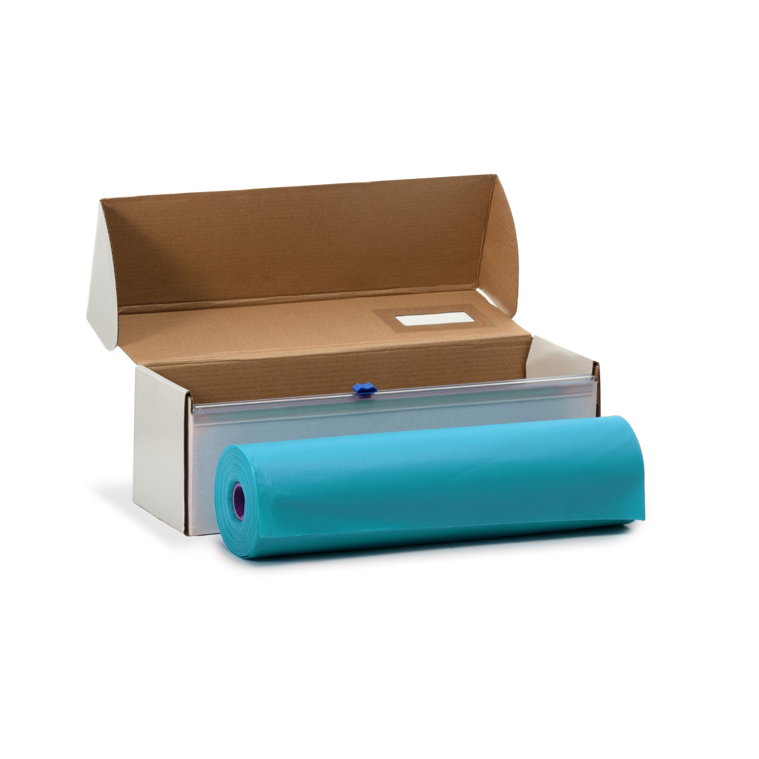 54 In. X 100 Ft. Select A Size Turquoise Plastic Table Roll | 6 Rolls