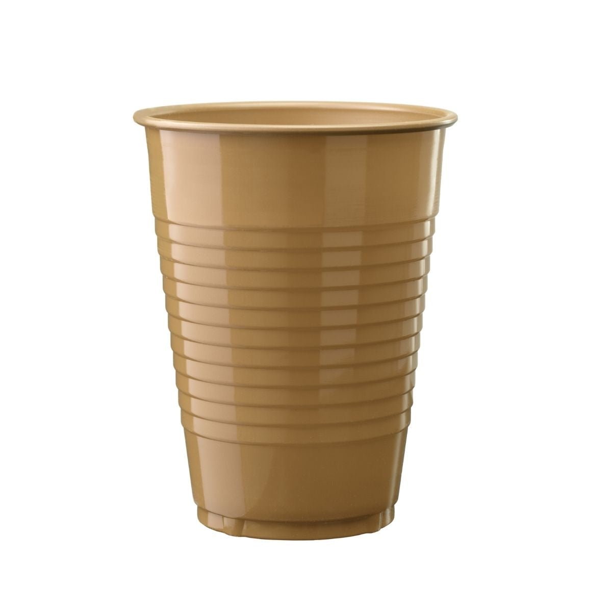 12 Oz. | Gold Plastic Cups | 600 Count