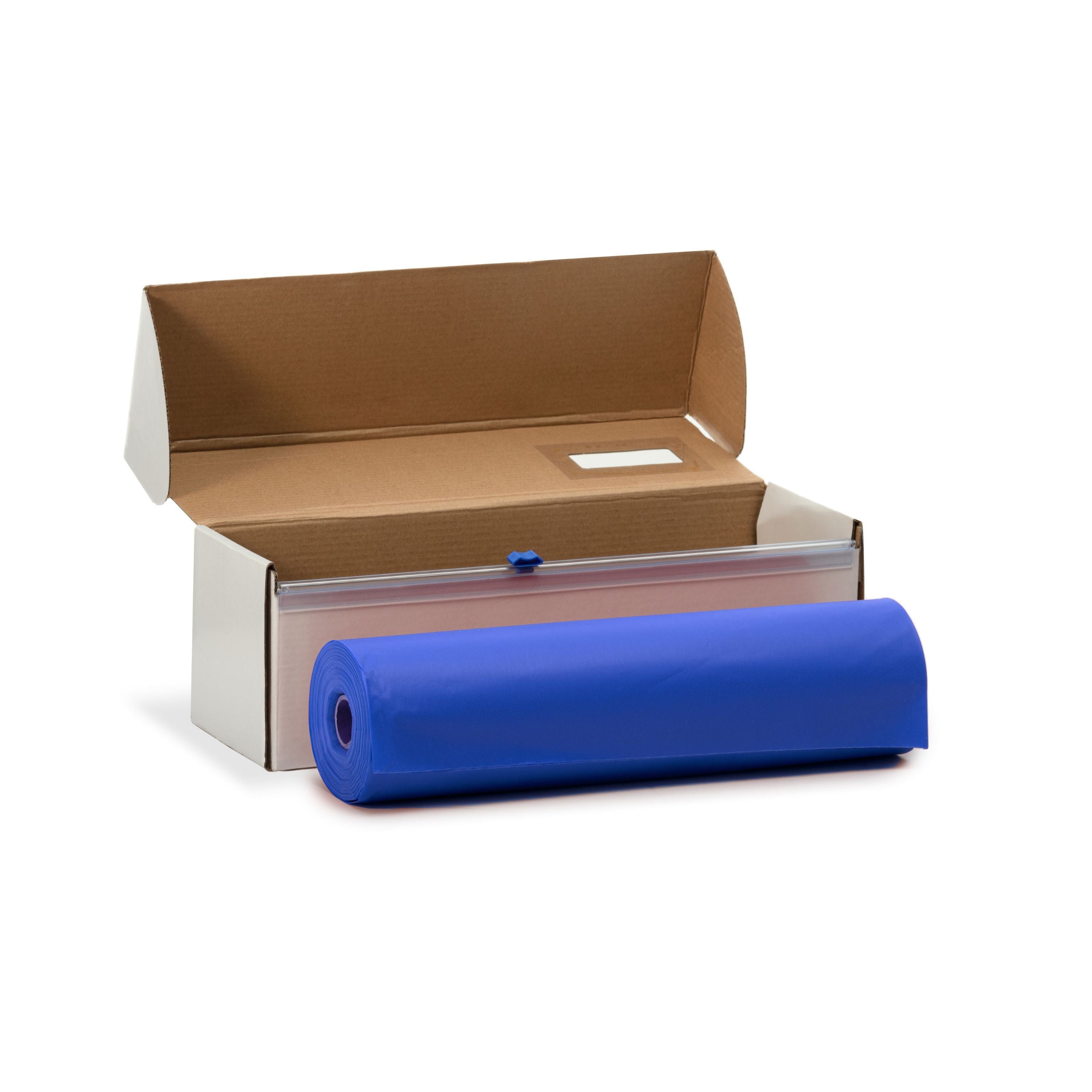 54 In. X 100 Ft. Select A Size Dark Blue Plastic Table Roll | 6 Rolls
