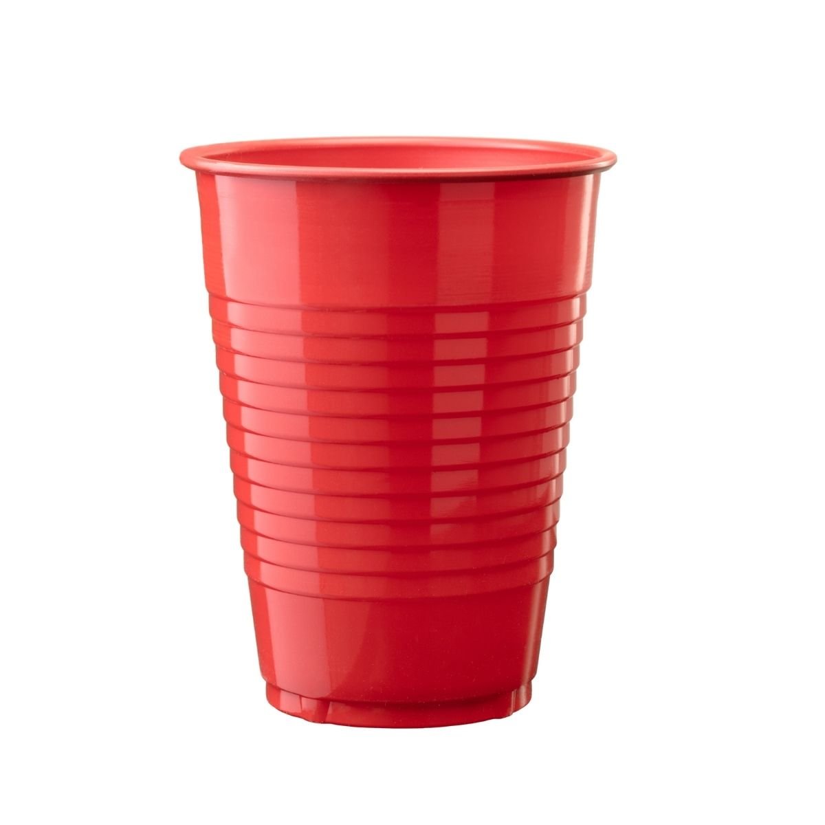 12 Oz. | Red Plastic Cups | 600 Count