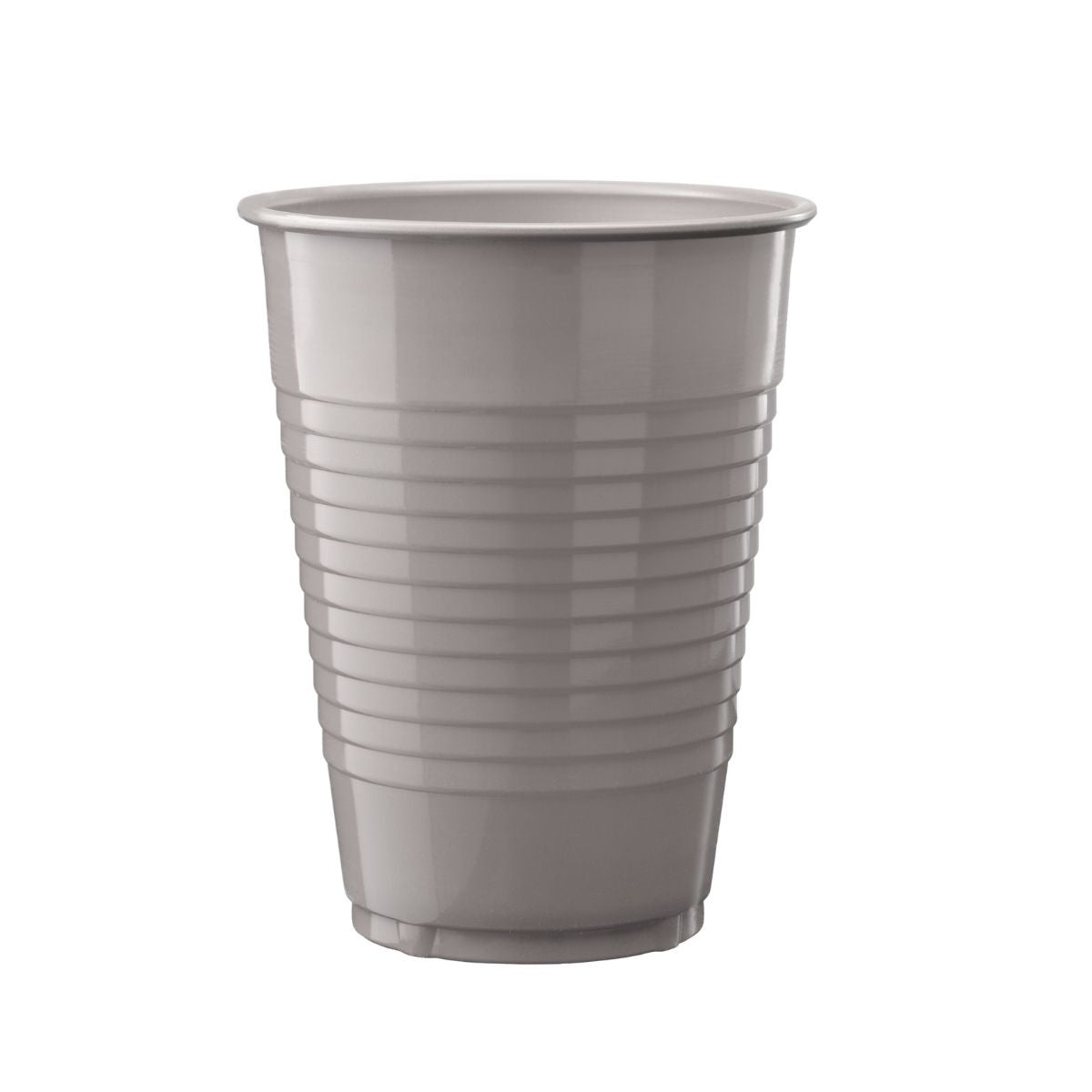 12 Oz. | Silver Plastic Cups | 600 Count