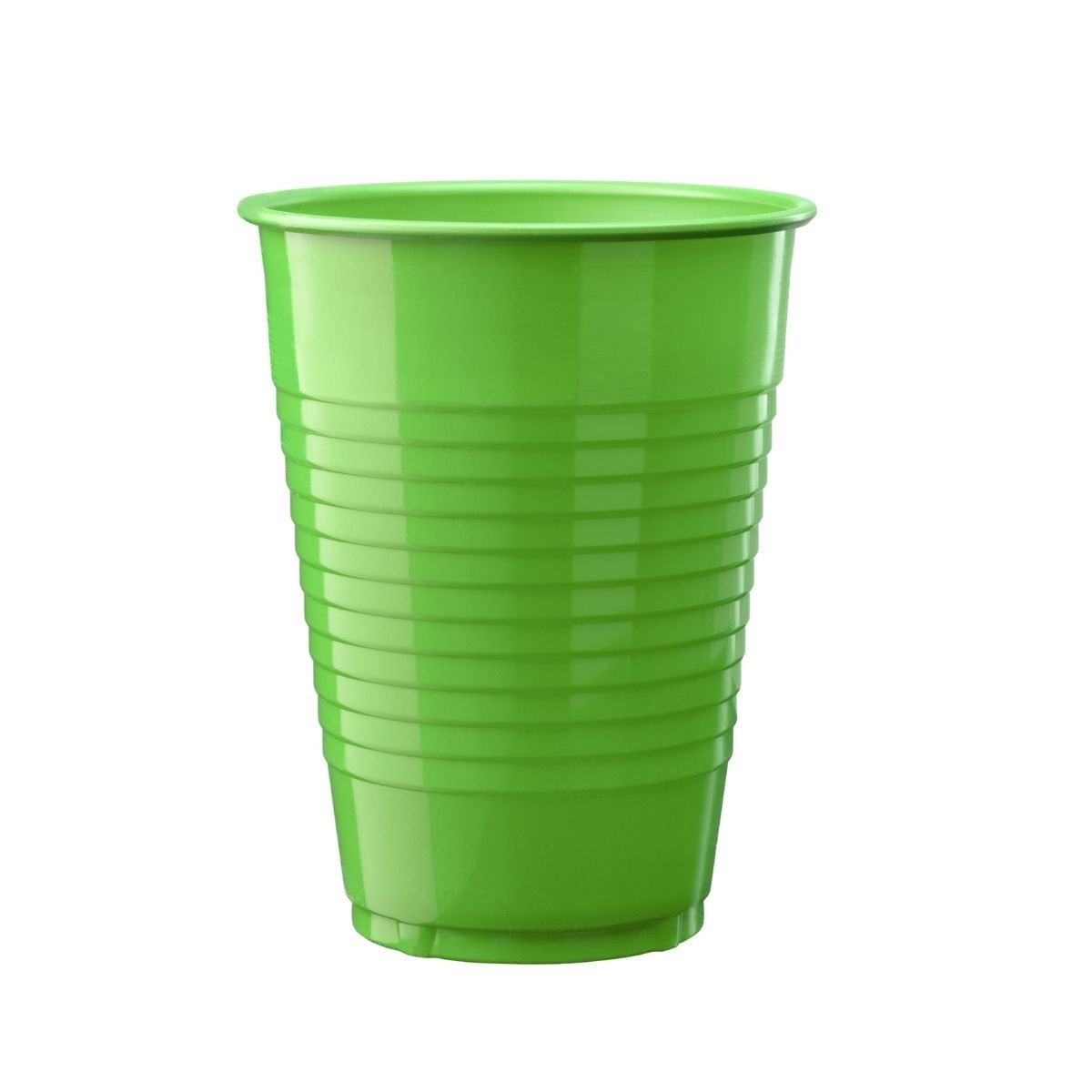 12 Oz. | Lime Green Plastic Cups | 600 Count