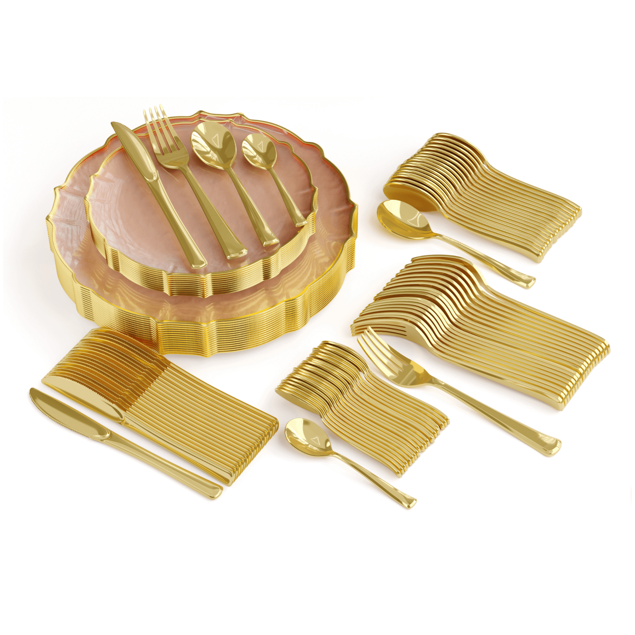 140 Piece Rose Petal Combo Set | Serves 20 Guests