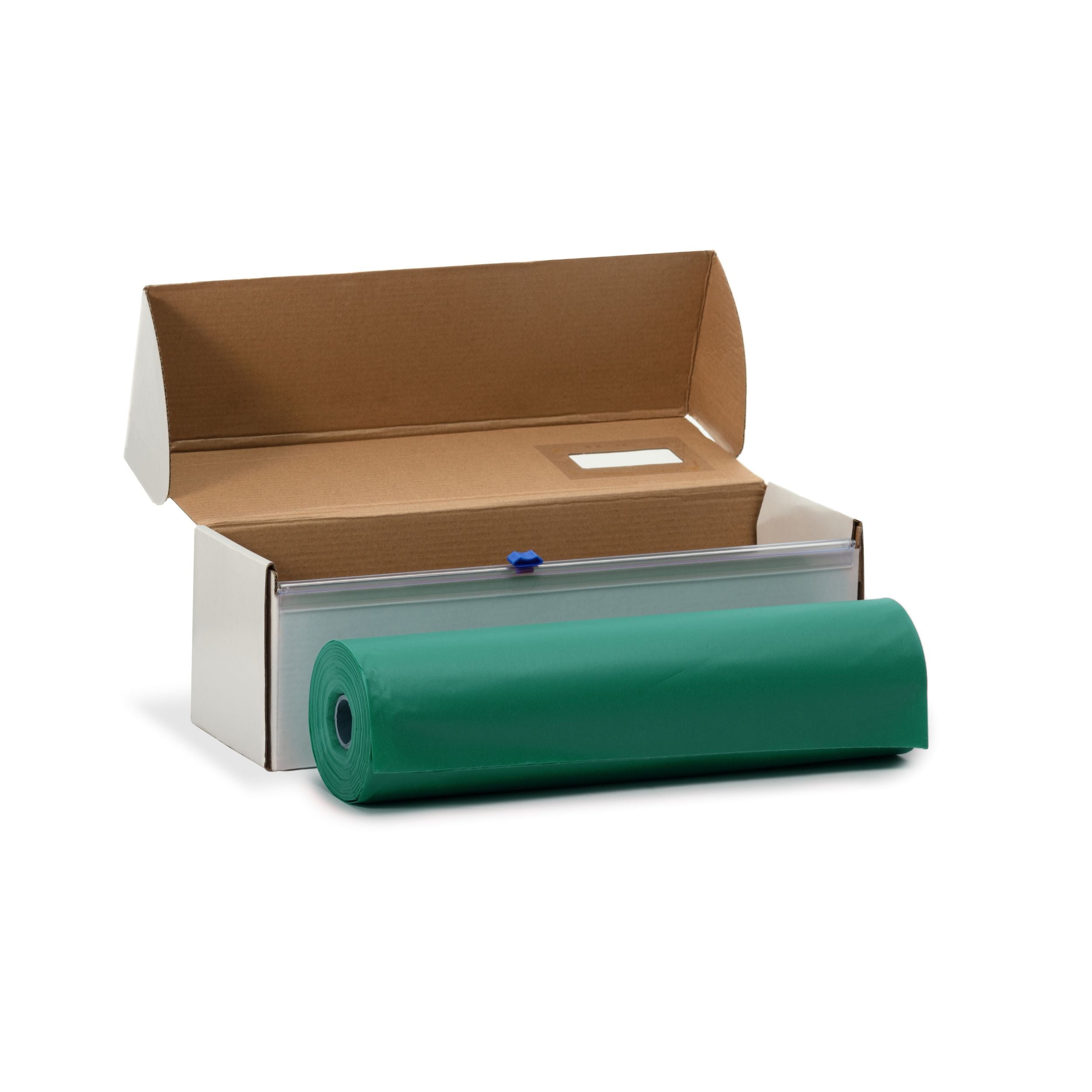54 In. X 100 Ft. Select A Size Dark Green Plastic Table Roll | 6 Rolls