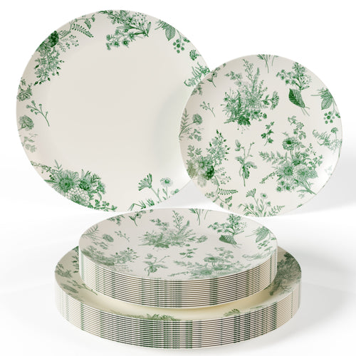Verdure Essentials Set | Dinner & Salad Plates | Serves 120