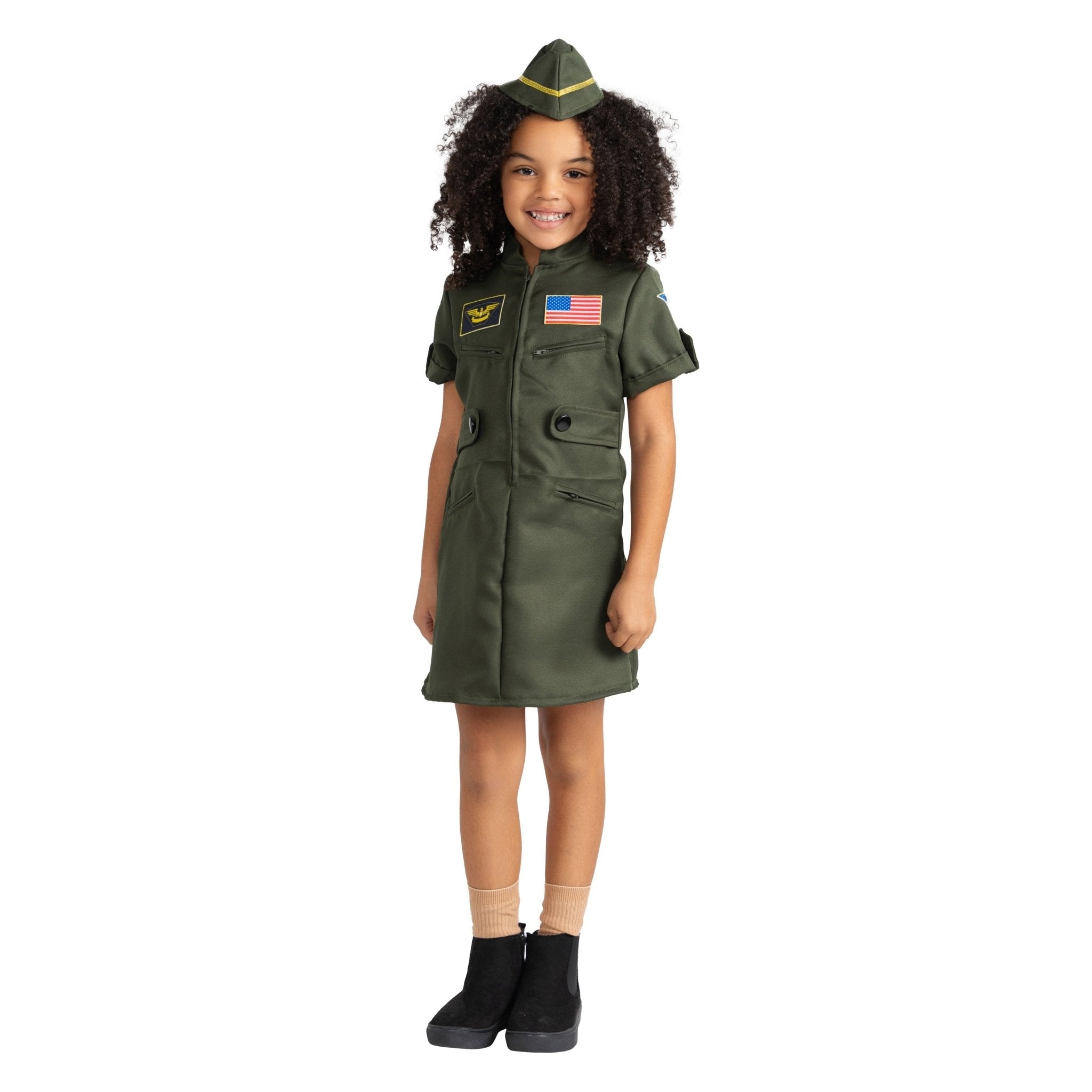 Fighter Pilot Costume Dress - Kids