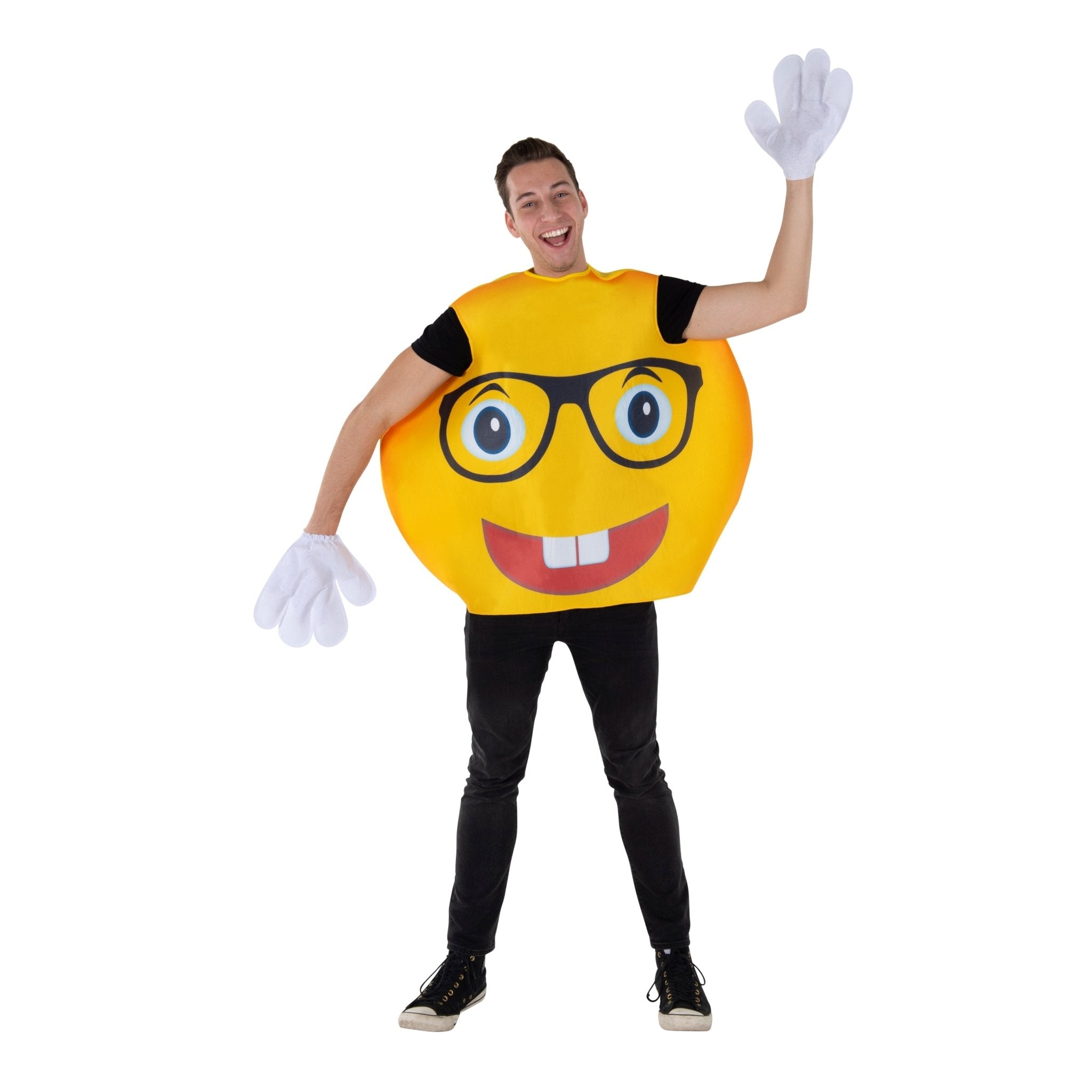 Glasses Smiley Costume - Adults