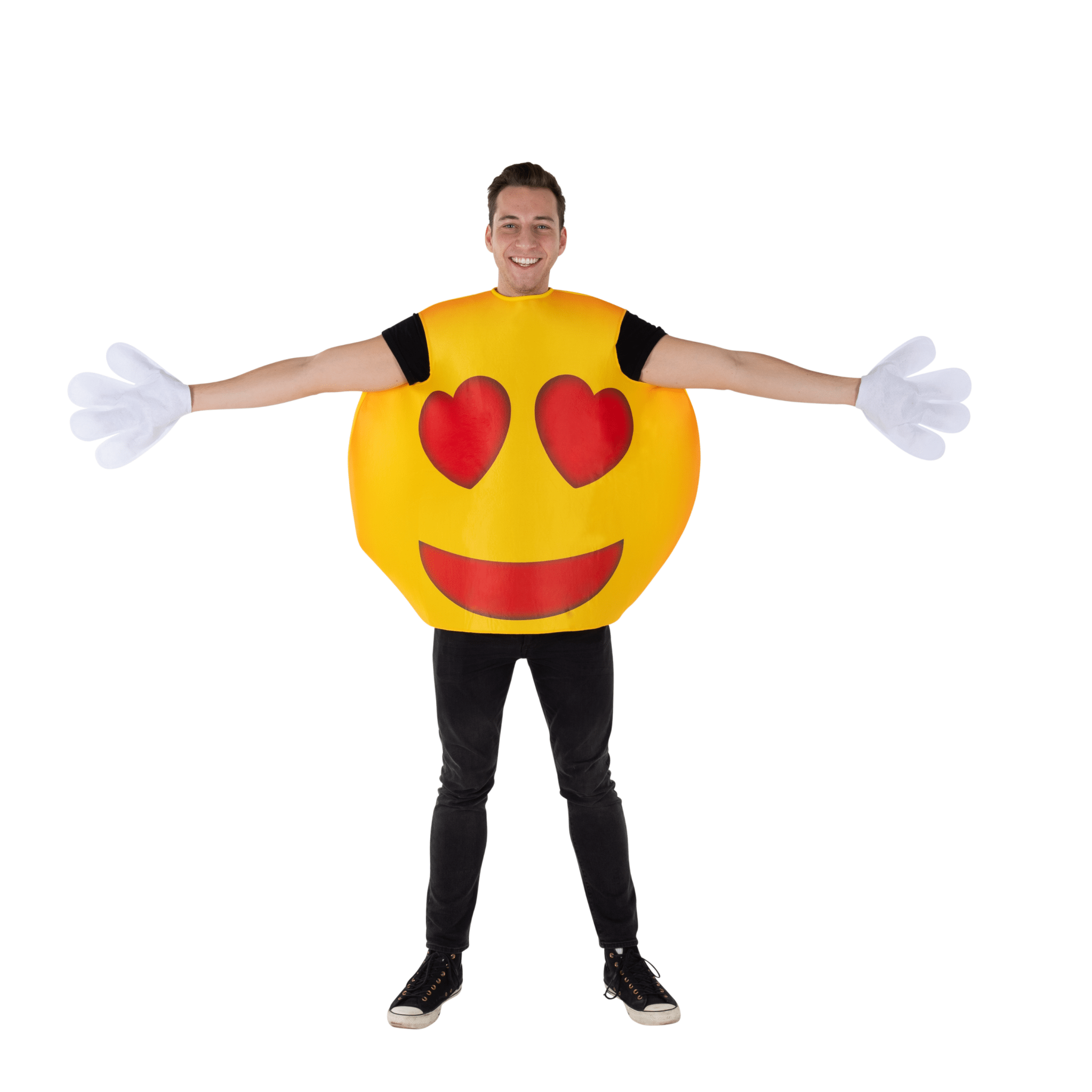 Hearts Smiley Costume - Adults