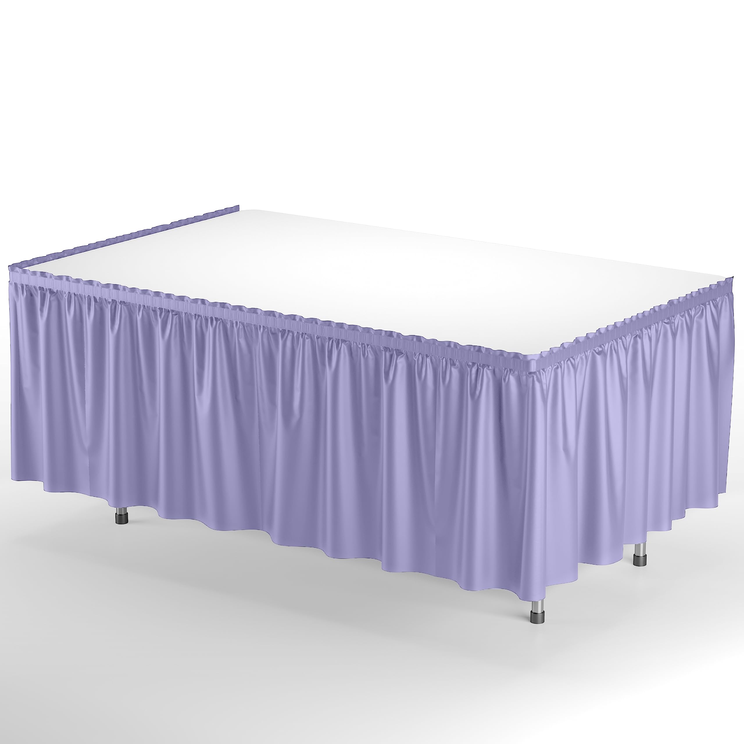 14' x 29in. Table Skirt  Lavender - 48 ct.
