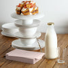 3 Ply Pink Peach Scalloped Dinner Napkins | 800 Count