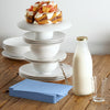 3 Ply Sky Blue Scalloped Dinner Napkins | 100 Count