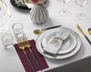 3 Ply Wine Berry Scalloped Dinner Napkins | 100 Count