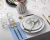 3 Ply Sky Blue Scalloped Dinner Napkins | 100 Count