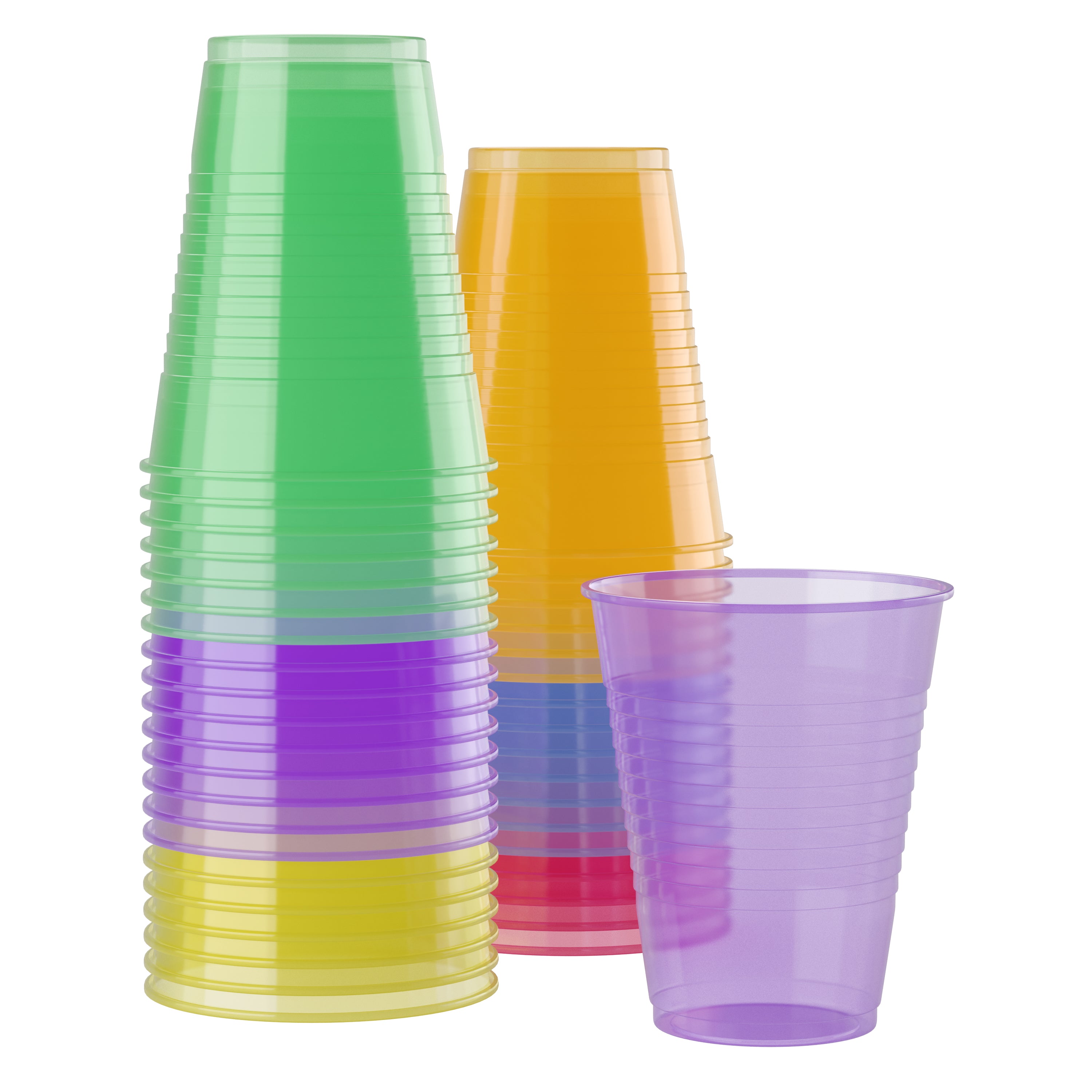 Assorted Neon Glow 16 Oz. Cups (720 Count)