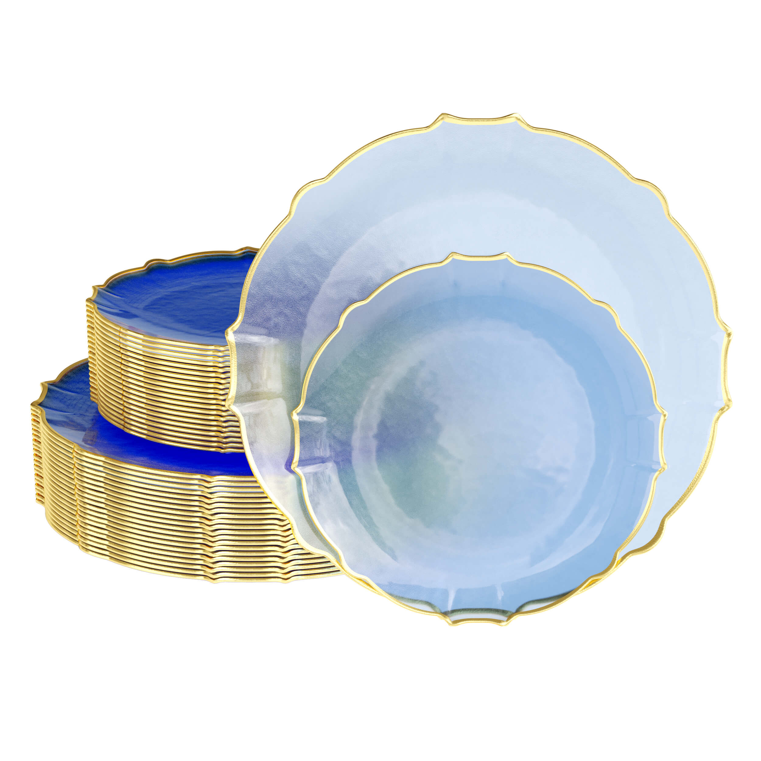 Spring Lake/Gold Petal Plates - Combo Pack 120/120