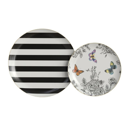 Earthtrends Monarch Essentials Set | Dinner & Salad Plates | Serves 200