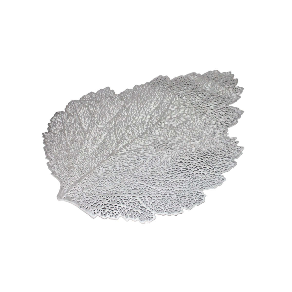 18" x 14" | Silver Leaf Placemat | 10 Count