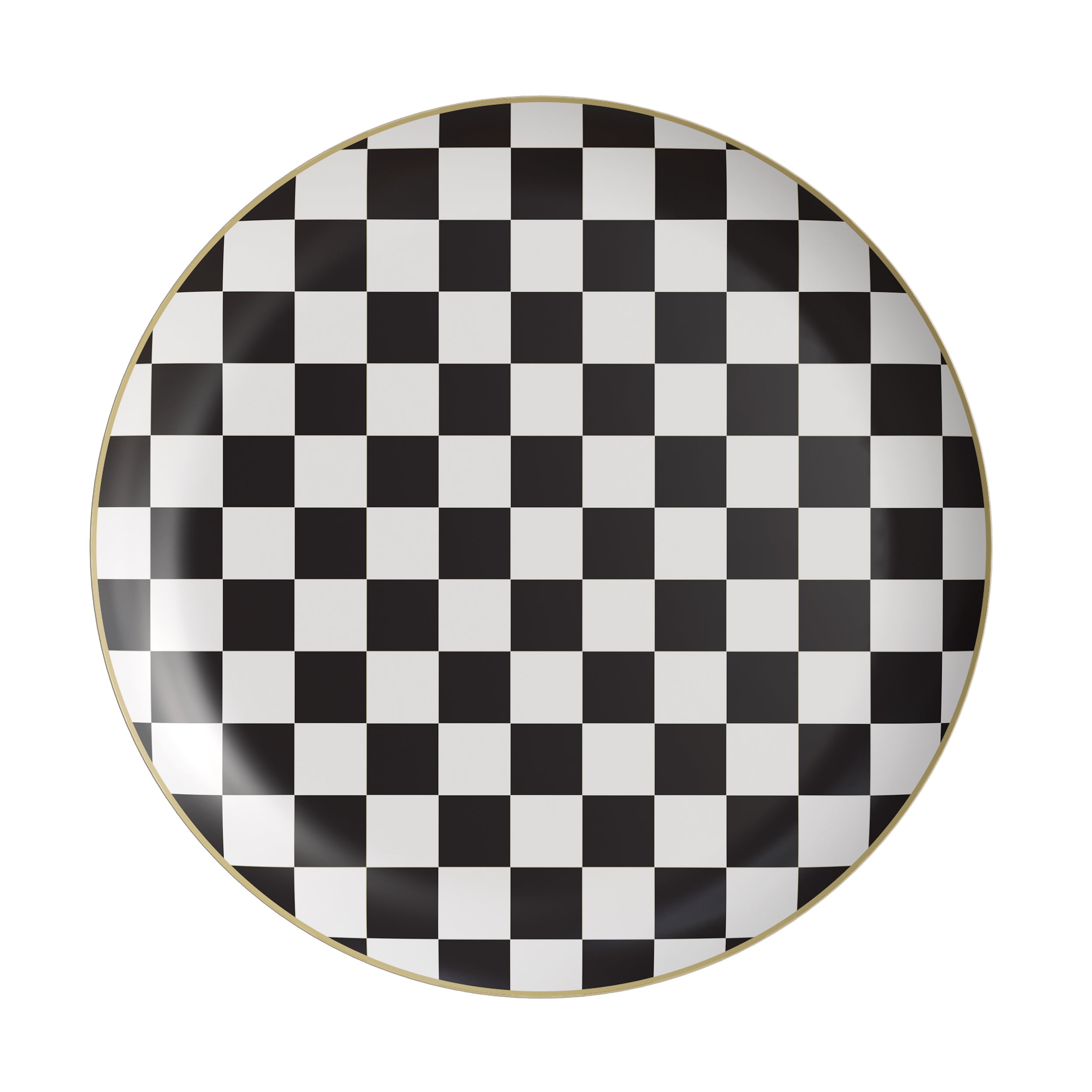 10 In. Earthtrends Checkerboard Paper Plates | 120 Count