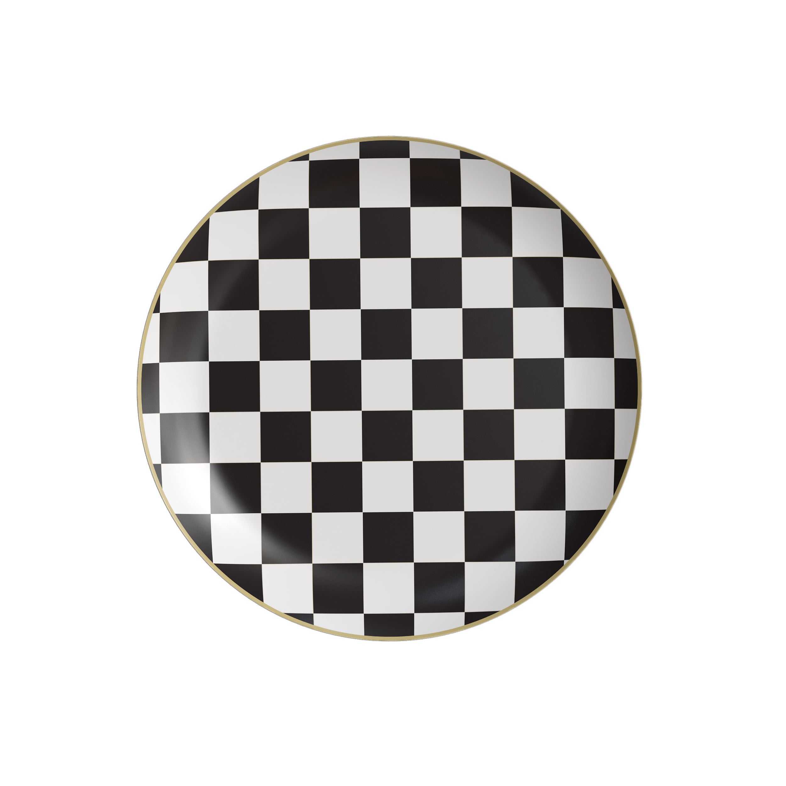 8 In. Earthtrends Checkerboard Paper Plates | 120 Count