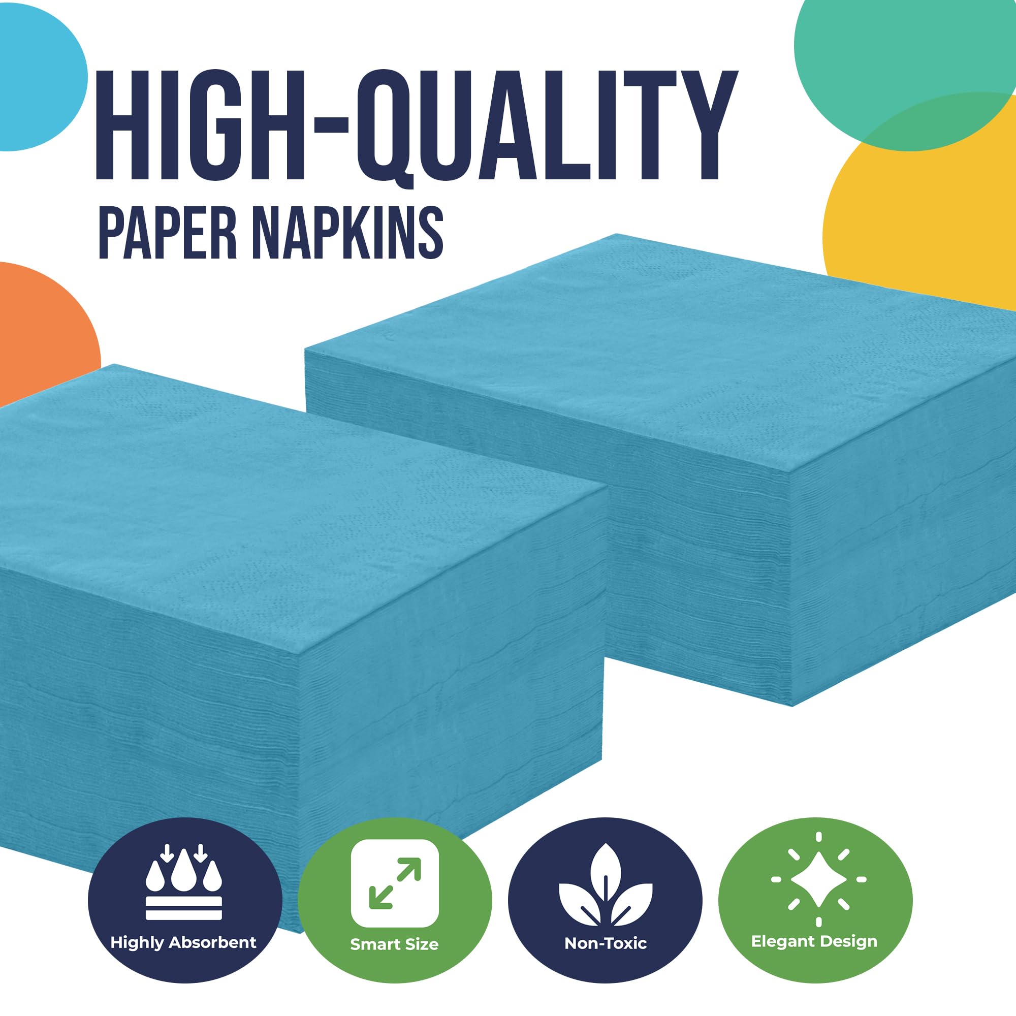 Turquoise Luncheon Napkins | 300 Count