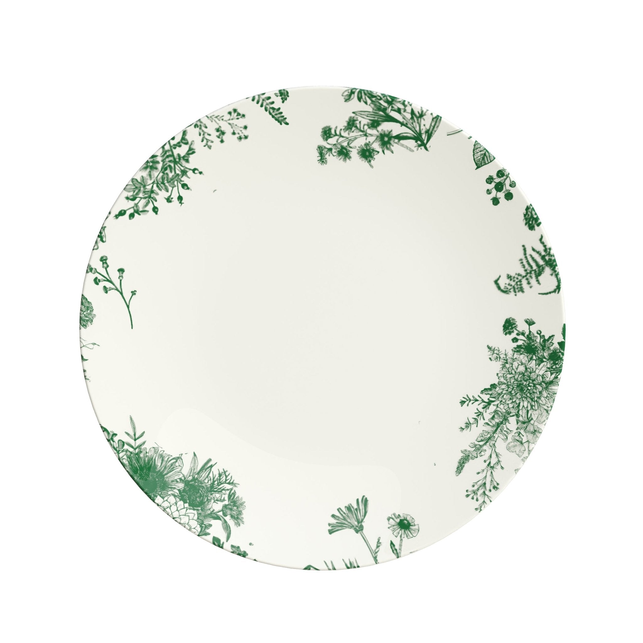 10" Verdure Design Plastic Plates (120 Count)