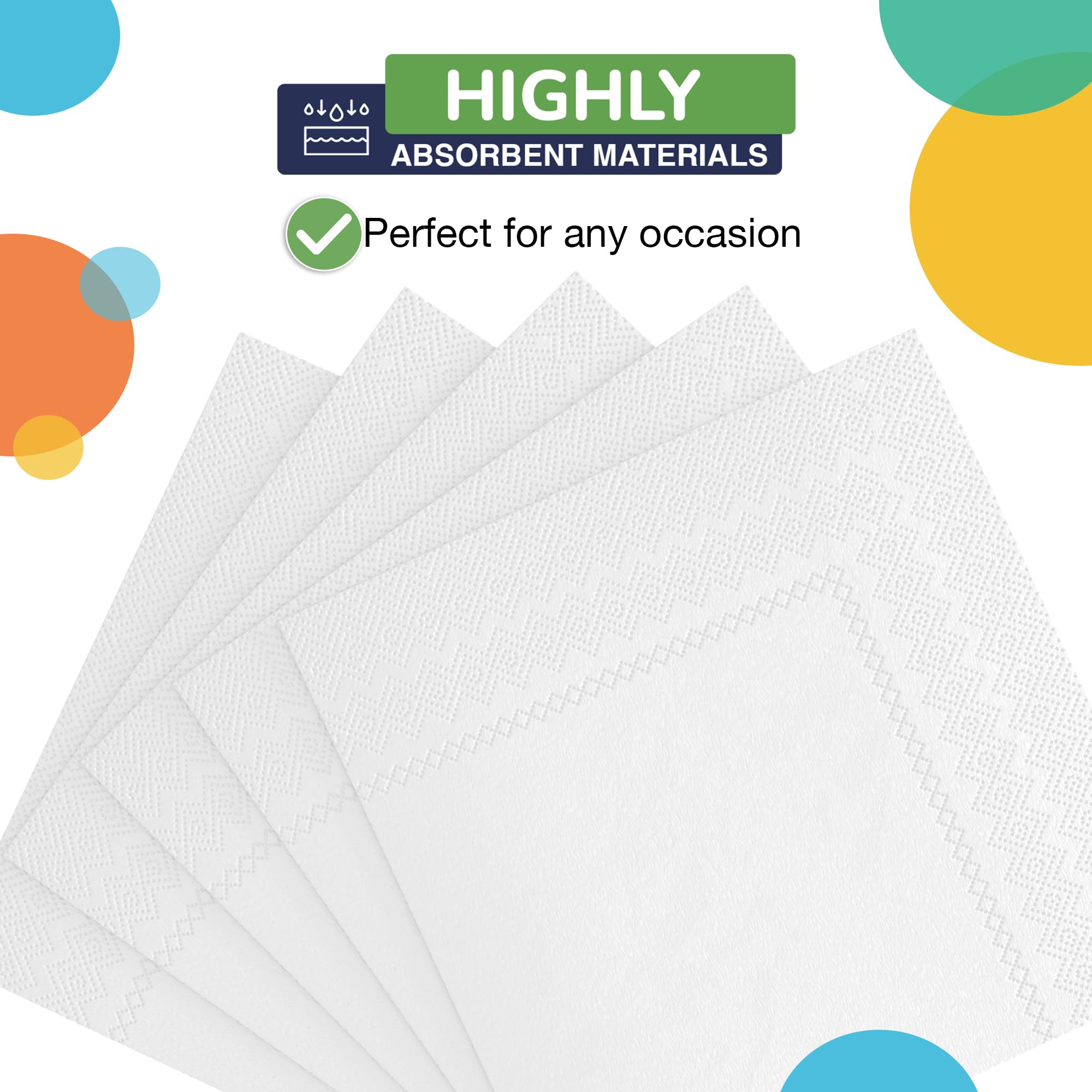 White Luncheon Napkins | 300 Count
