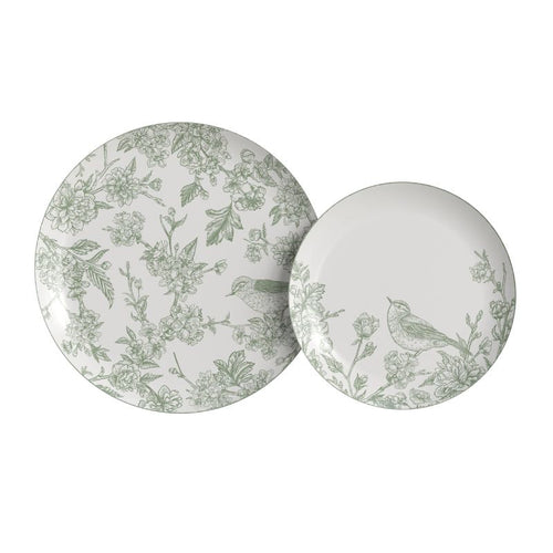 Earthtrends Yaffa Essentials Set | Dinner & Salad Plates | Serves 200