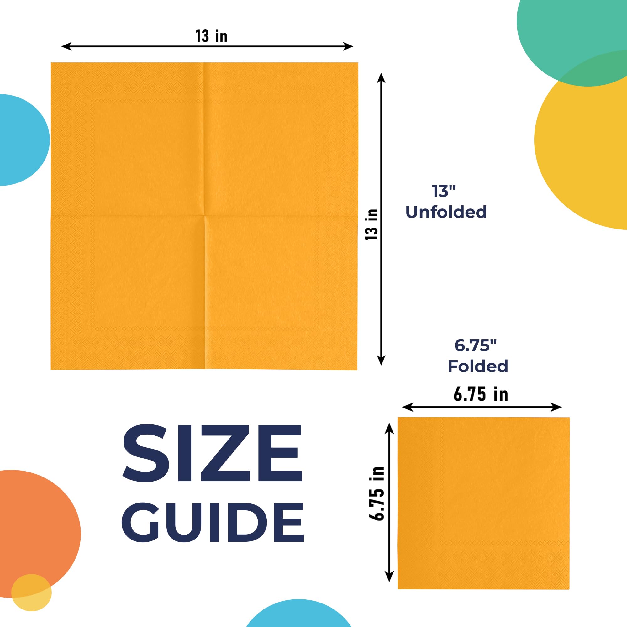 Yellow Luncheon Napkins | 300 Count