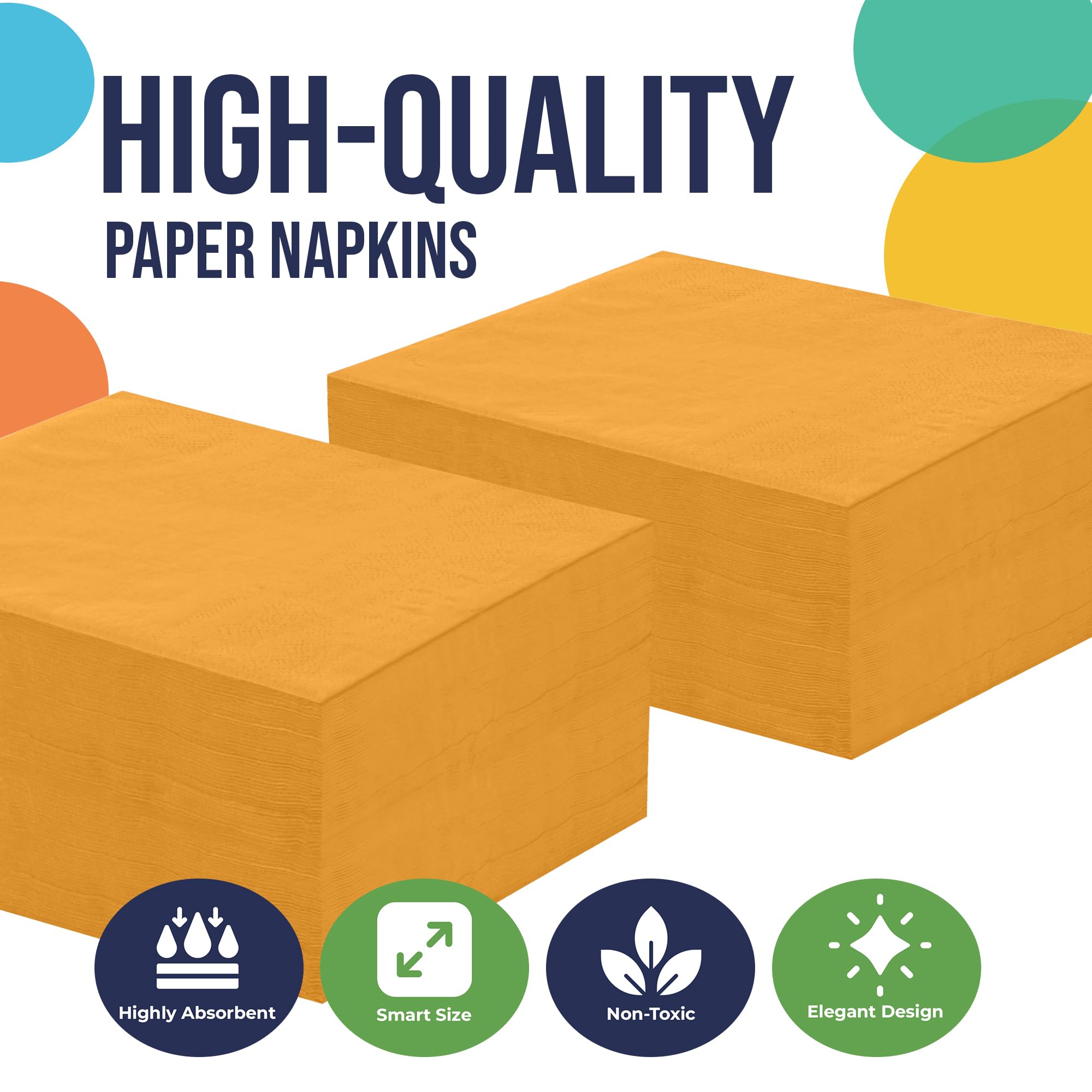 Yellow Luncheon Napkins | 300 Count