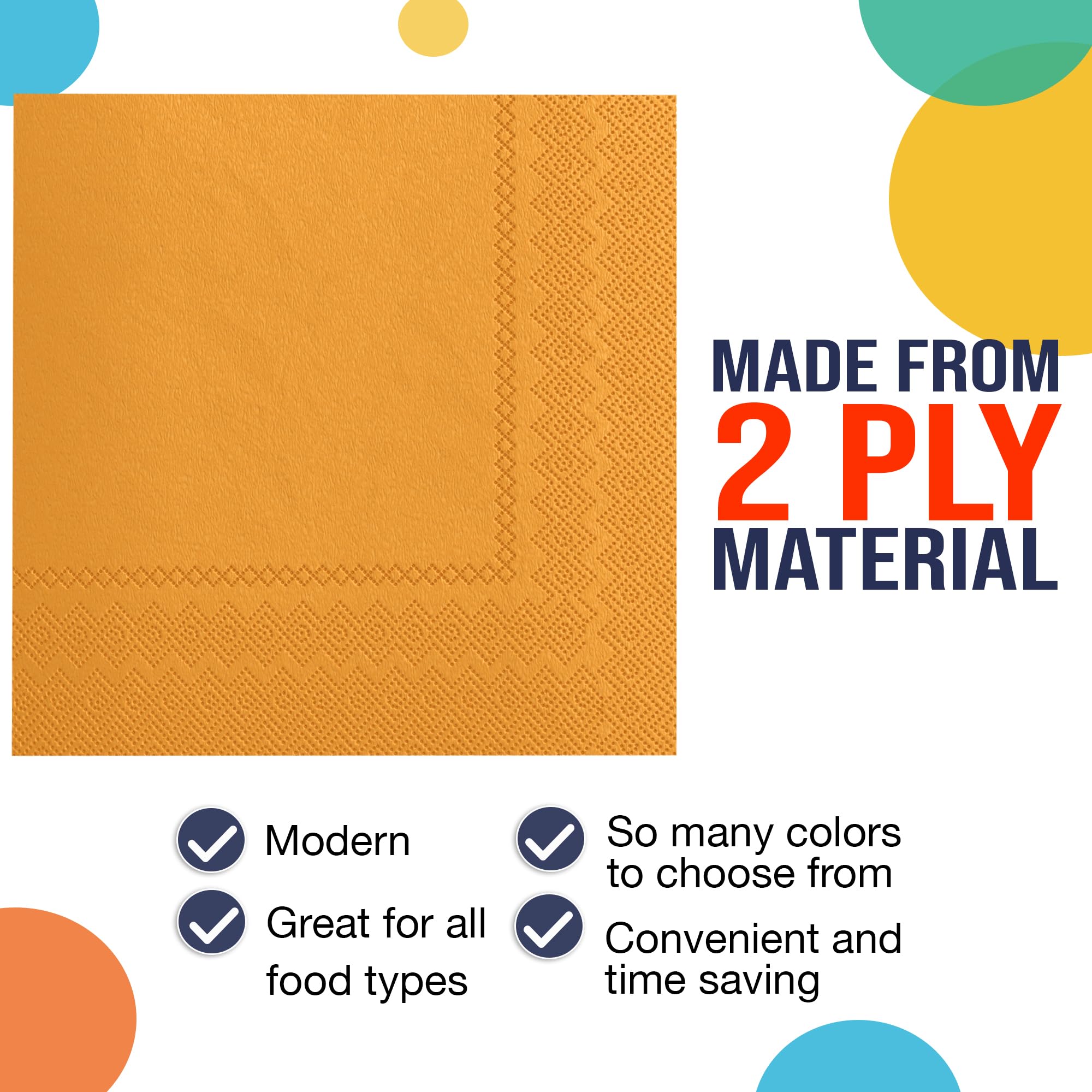 Yellow Luncheon Napkins | 300 Count